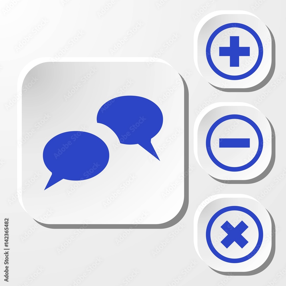 messages icon stock vector illustration flat design messages icon stock vector illustration flat design