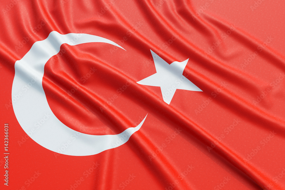 Obraz premium Turkey flag