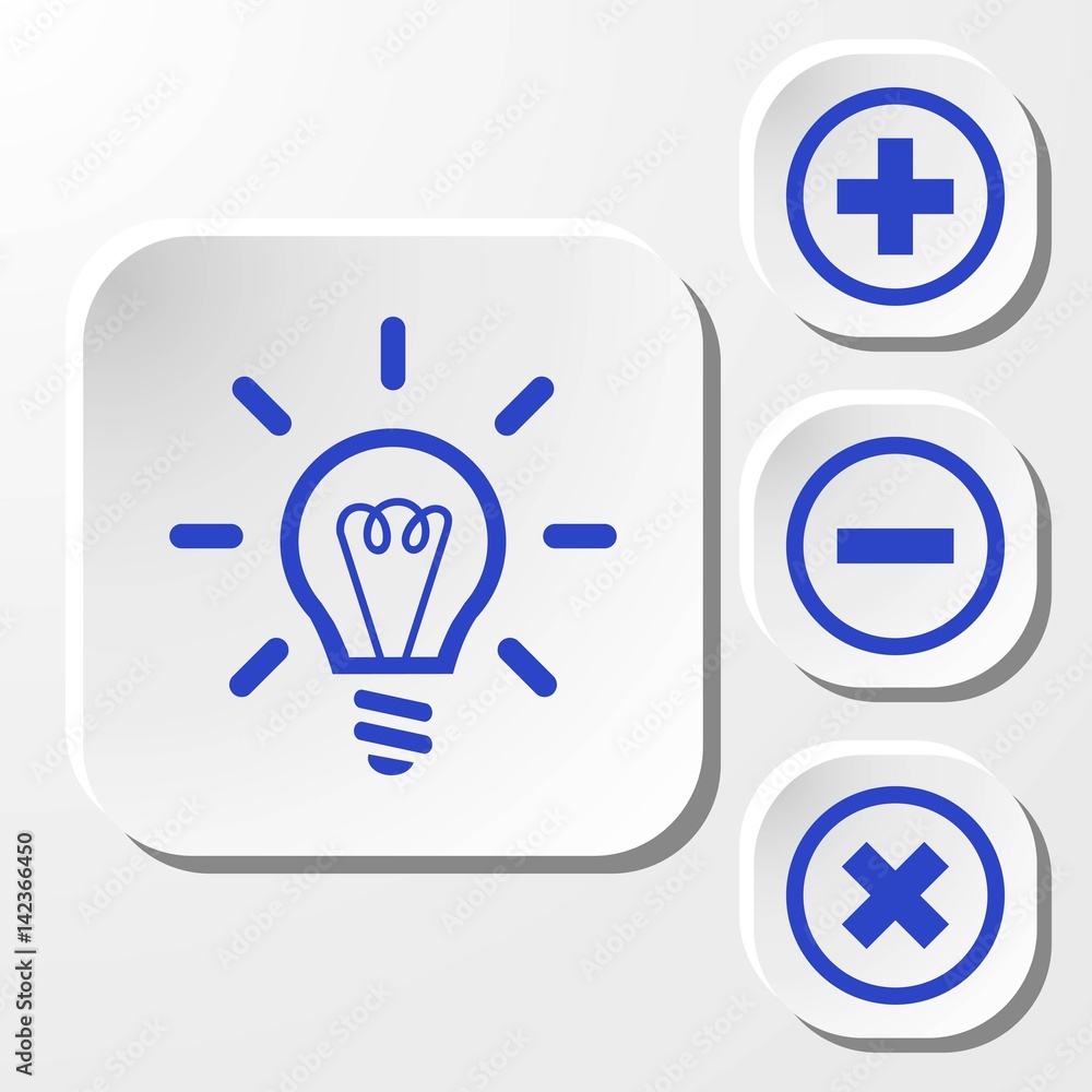 bulb icon stock vector illustration flat design bulb icon stock vector illustration flat design