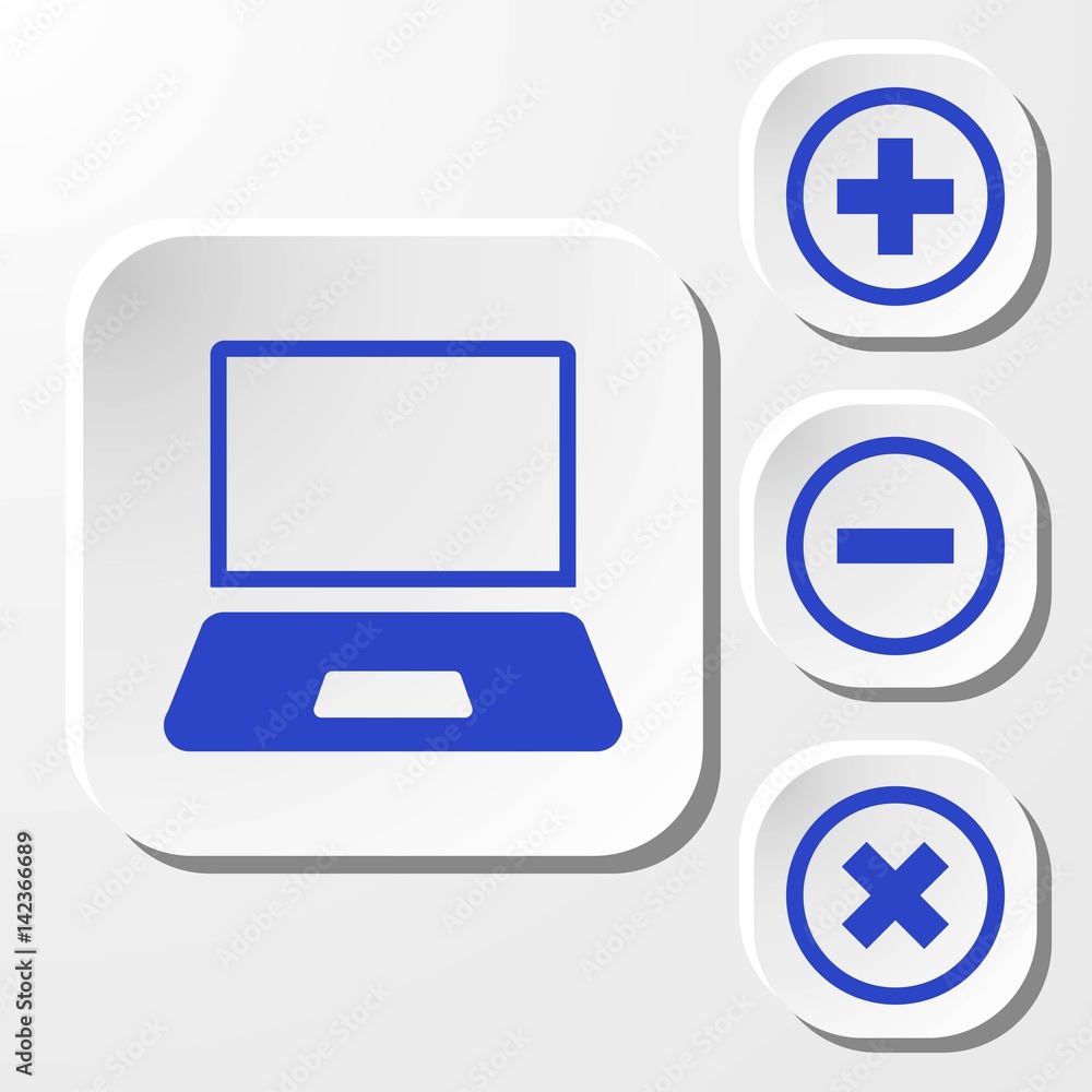 laptop icon stock vector illustration flat design laptop icon stock vector illustration flat design