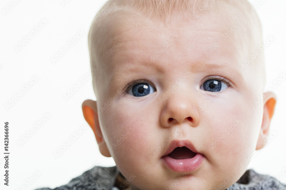 Portrait of a cute baby boy Portrait of a cute baby boy