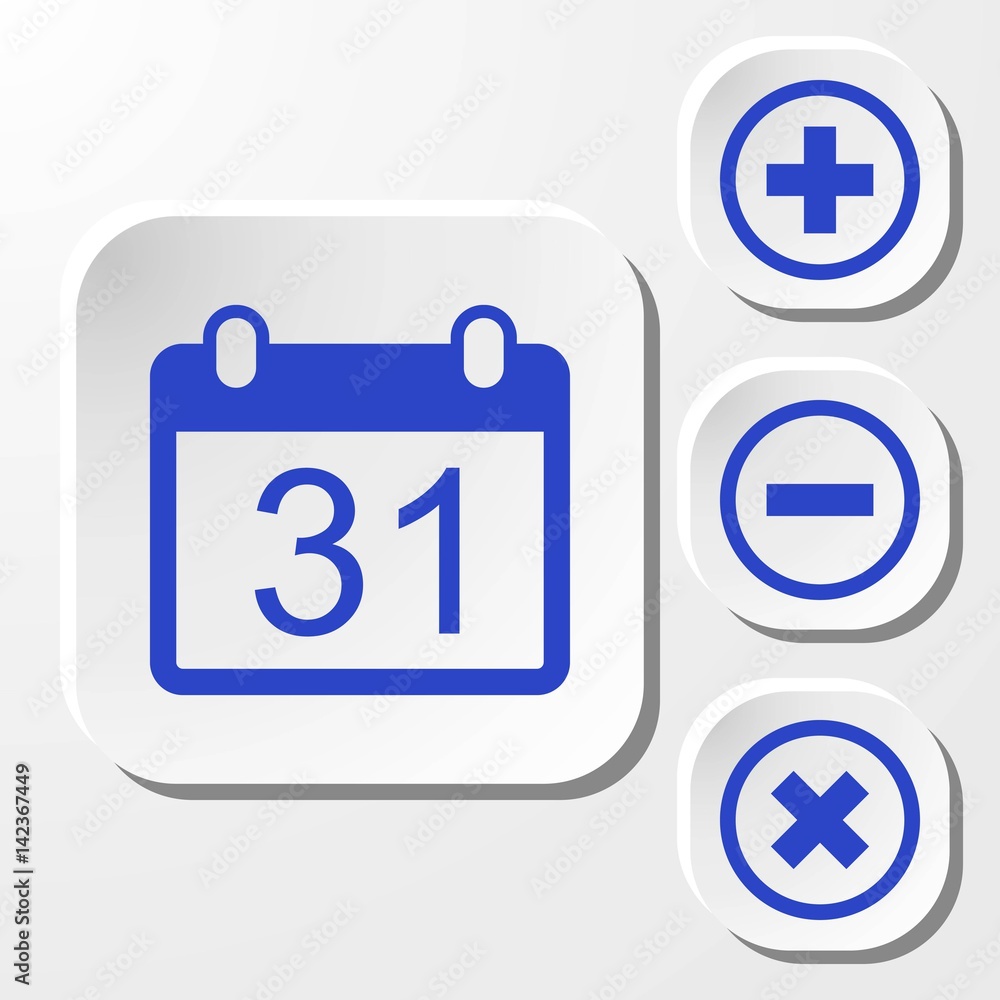 calendar icon stock vector illustration flat design calendar icon stock vector illustration flat design