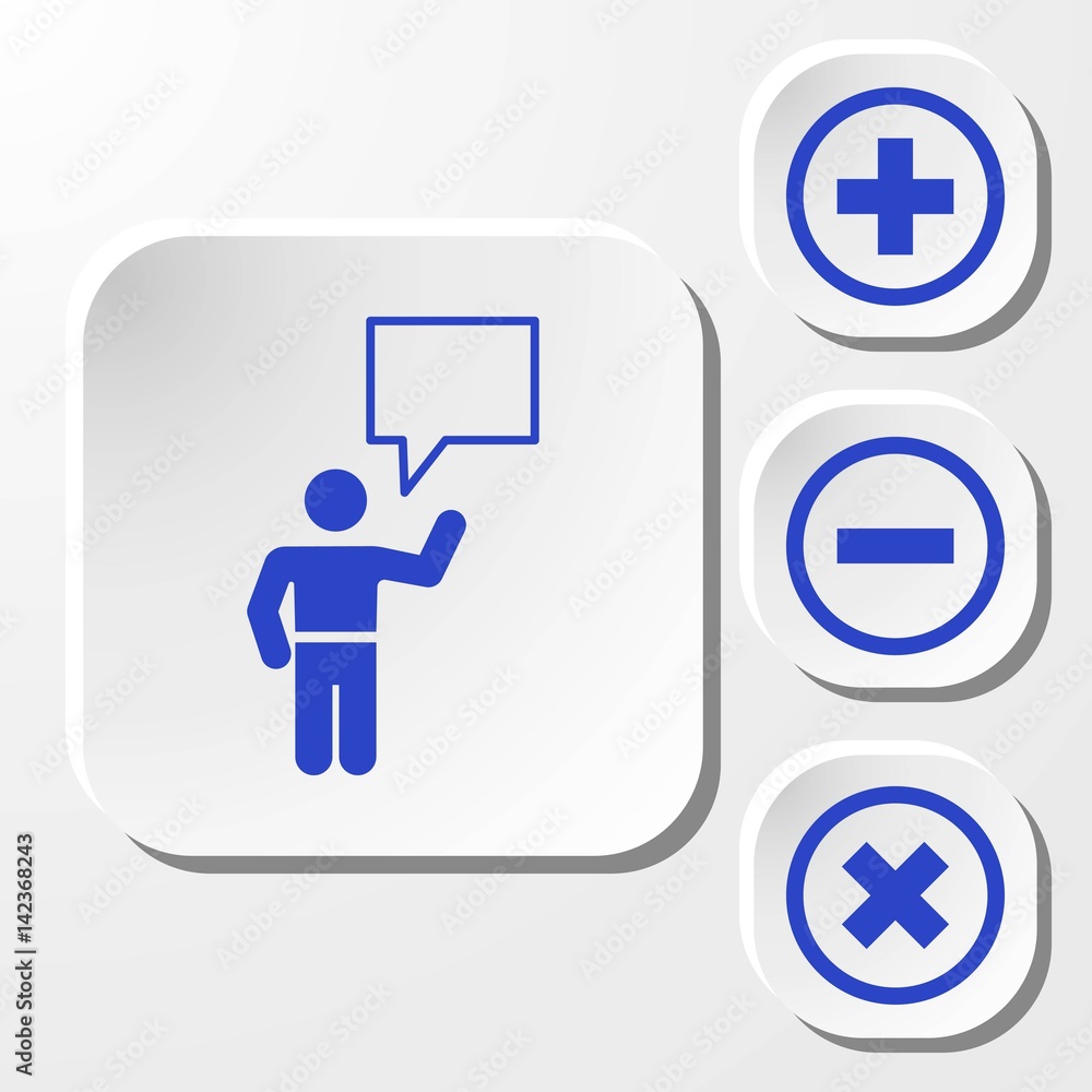speaking of people, the chat icon stock vector illustration speaking of people, the chat icon stock vector illustration