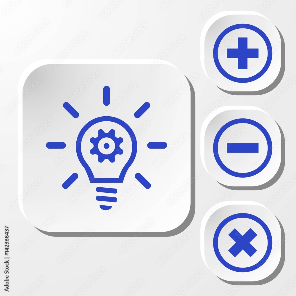 bulb icon stock vector illustration flat design bulb icon stock vector illustration flat design