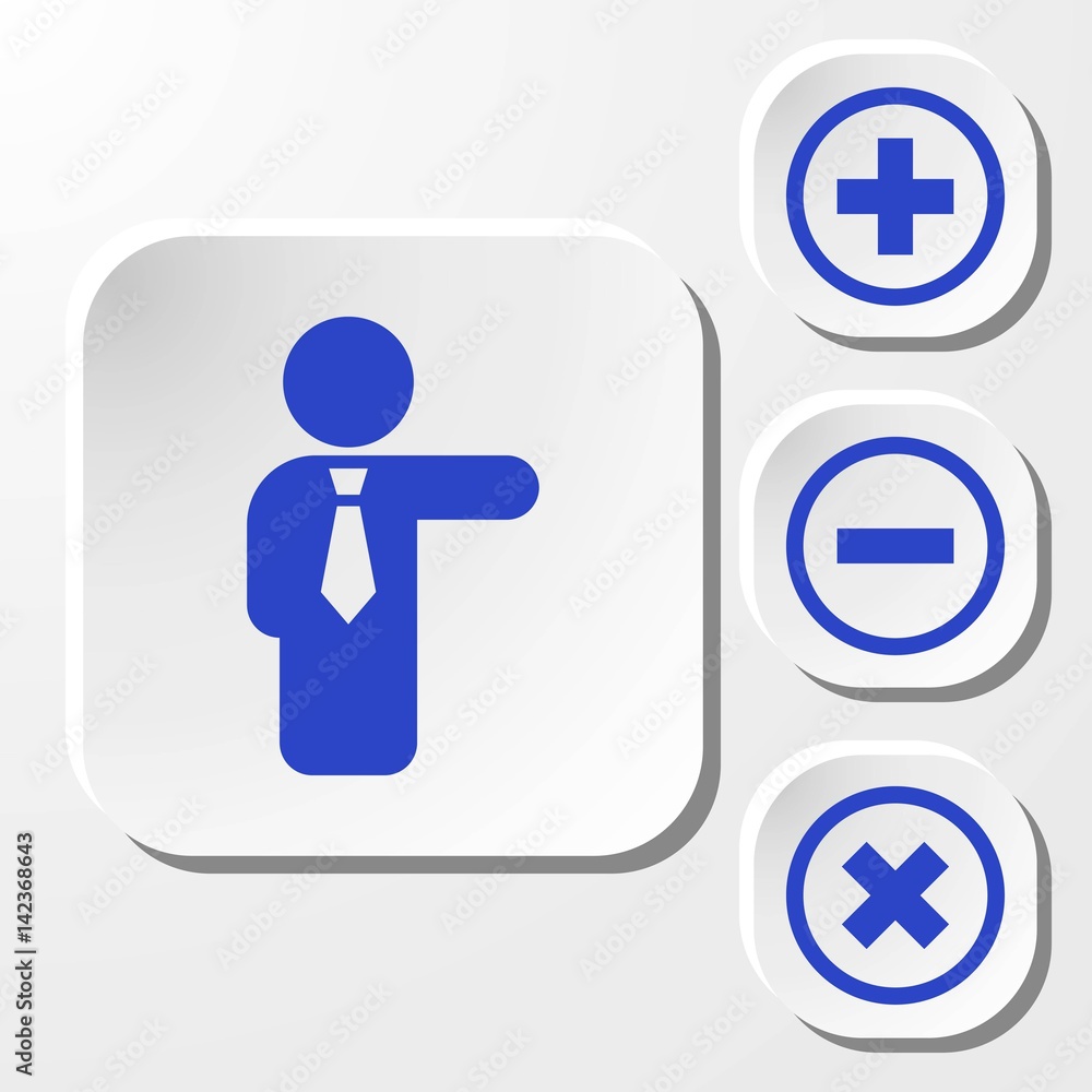 Man icon stock vector illustration flat design Man icon stock vector illustration flat design