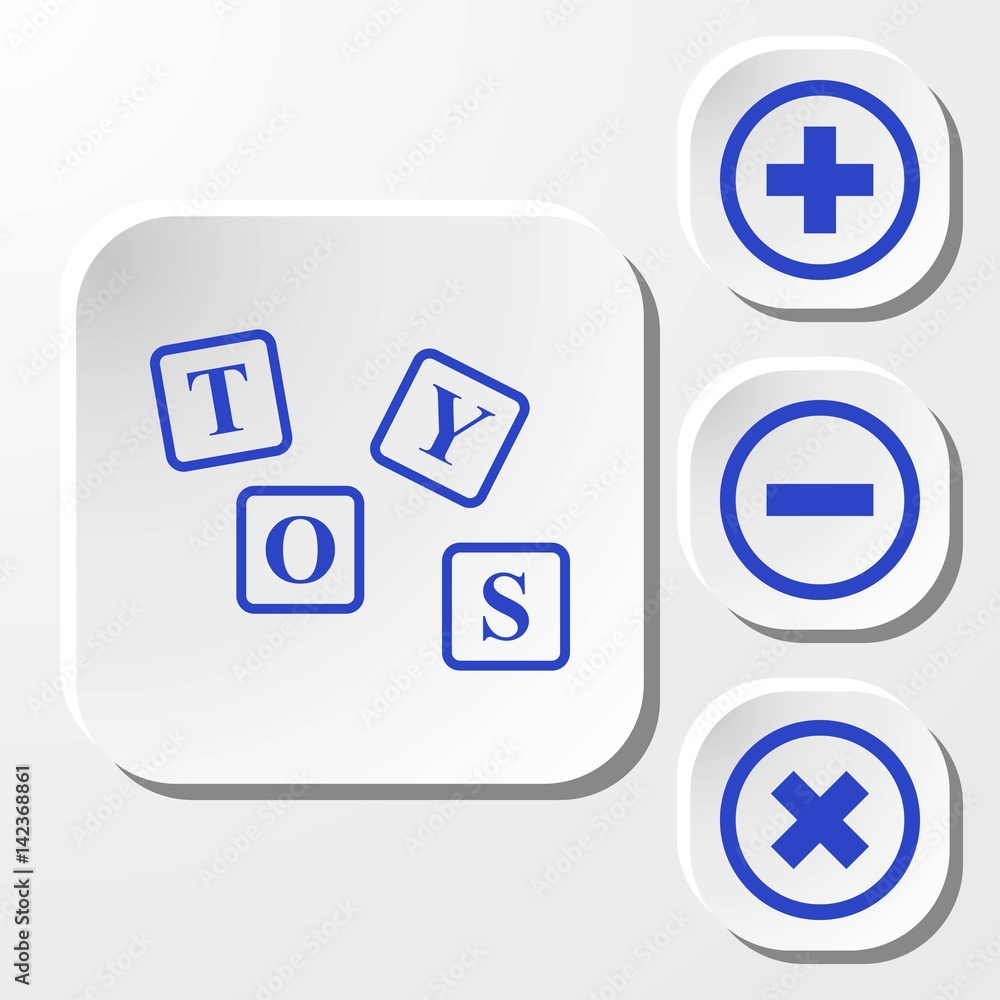 toys icon stock vector illustration flat design toys icon stock vector illustration flat design