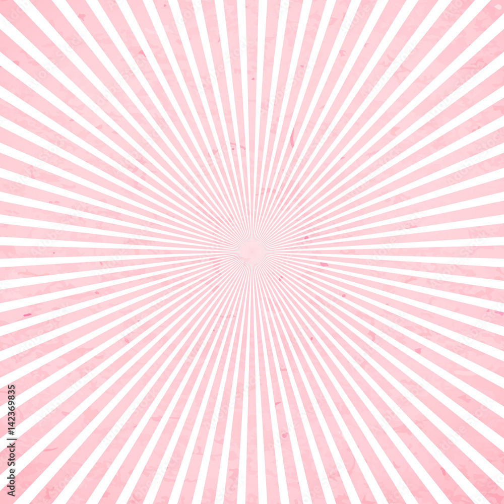 Pink sun rays background with stains - Vector Pink sun rays background with stains - Vector