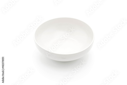white bowl on white