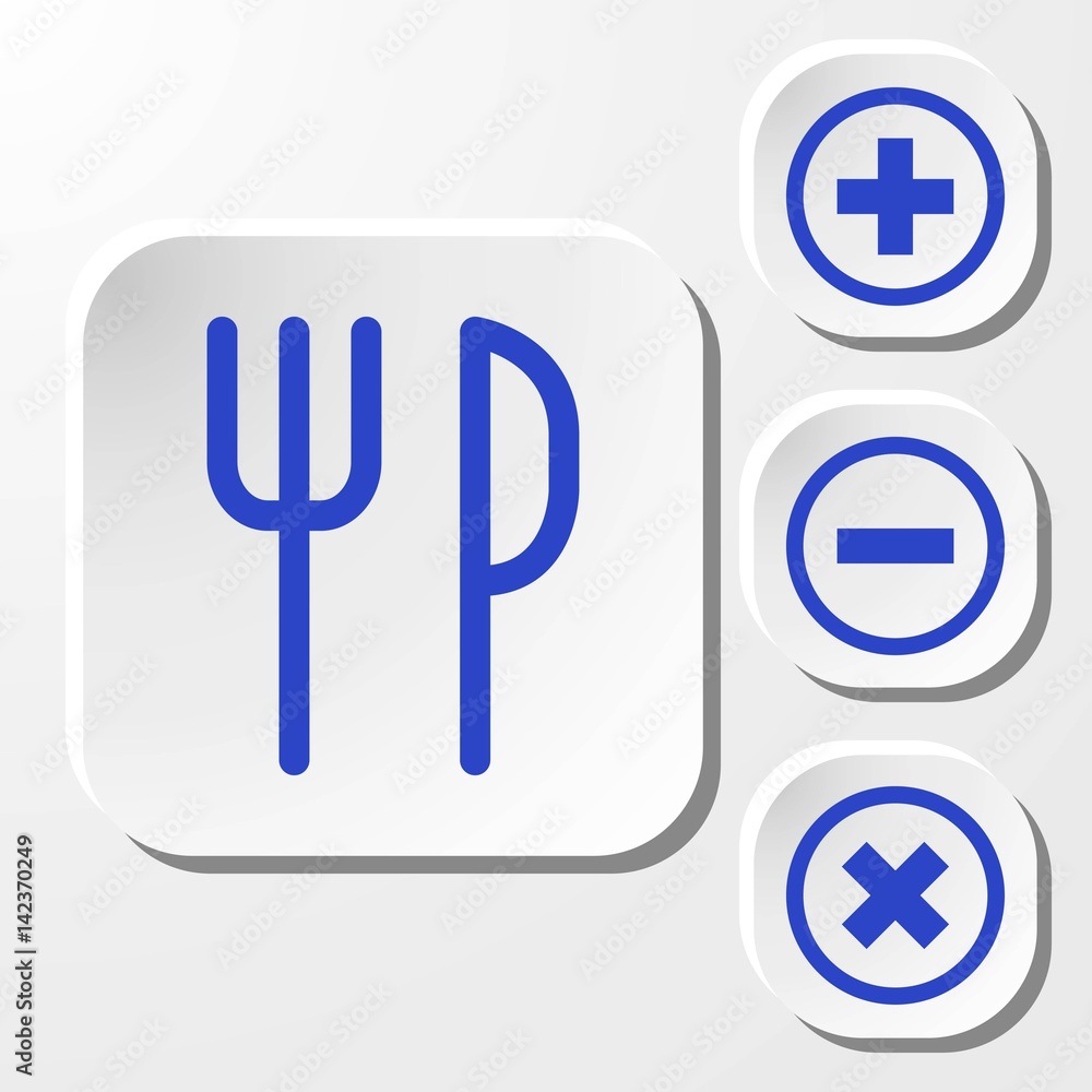 fork and knife icon stock vector illustration flat design fork and knife icon stock vector illustration flat design