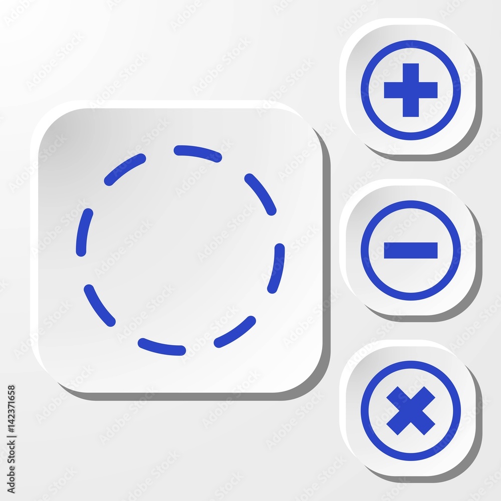 dash-dotted line icon stock vector illustration flat design