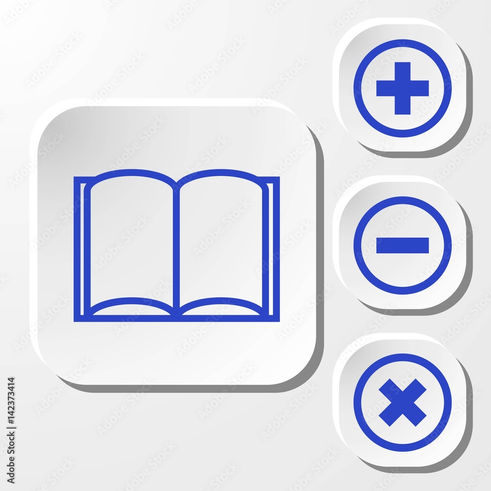 open book icon stock vector illustration flat design open book icon stock vector illustration flat design