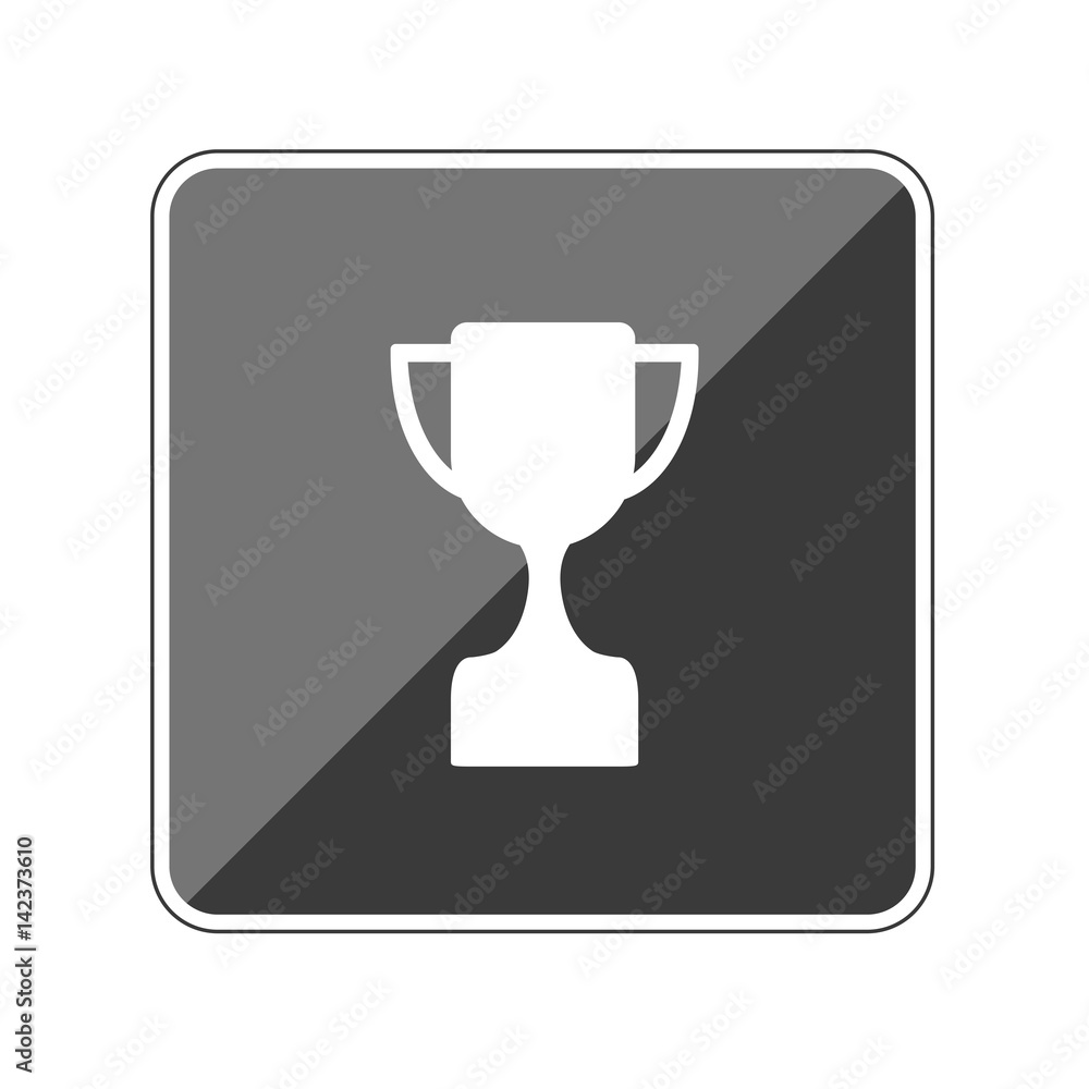 App Button schwarz reflektierend Pokal App Button schwarz reflektierend Pokal