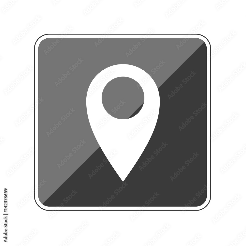 App Button schwarz reflektierend kartenmarker App Button schwarz reflektierend kartenmarker