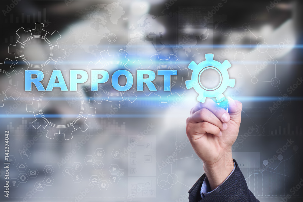 Businessman is drawing on virtual screen. rapport concept. Businessman is drawing on virtual screen. rapport concept.