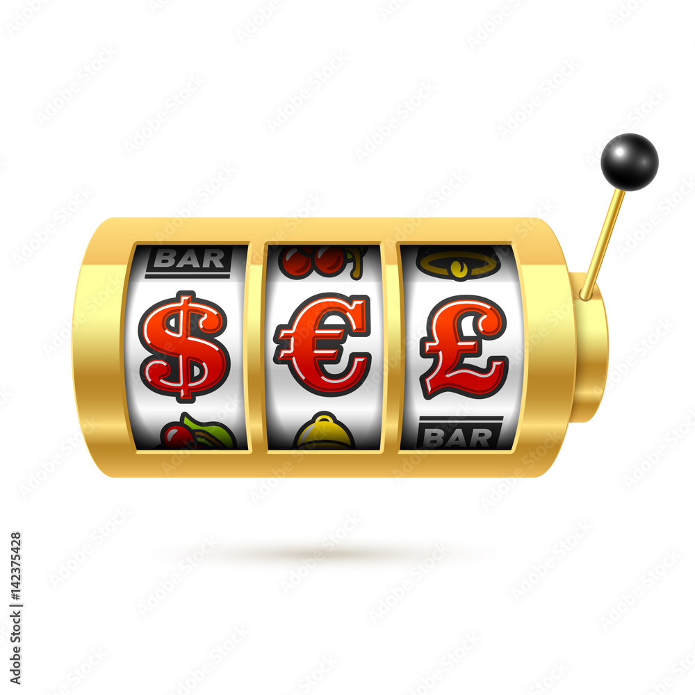 Oswald Portier Oost Timor Dollar, Euro and Pound currency symbols on slot machine. Gambling games,  casino banner design element Stock Vector | Adobe Stock
