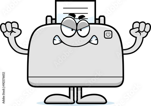 Angry Cartoon Printer