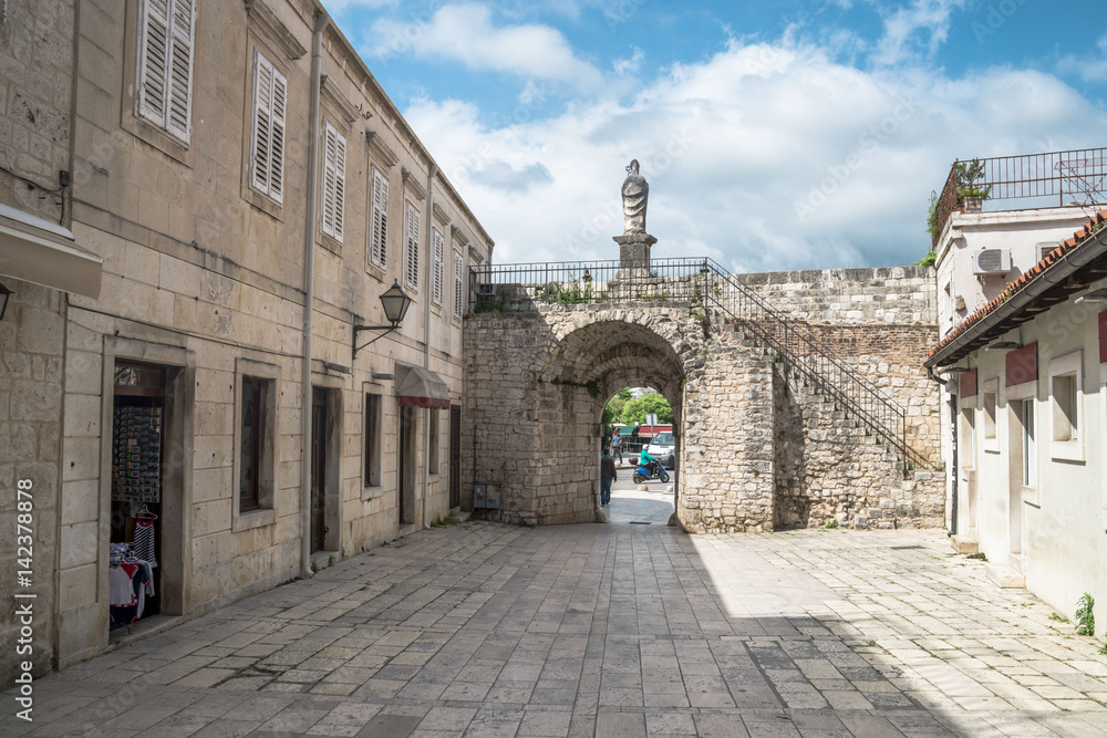 Fototapeta premium Trogir's Street, Croatia