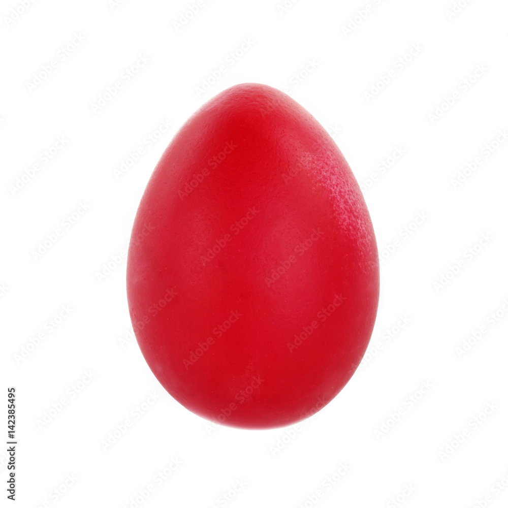 red egg isoalated red egg isoalated