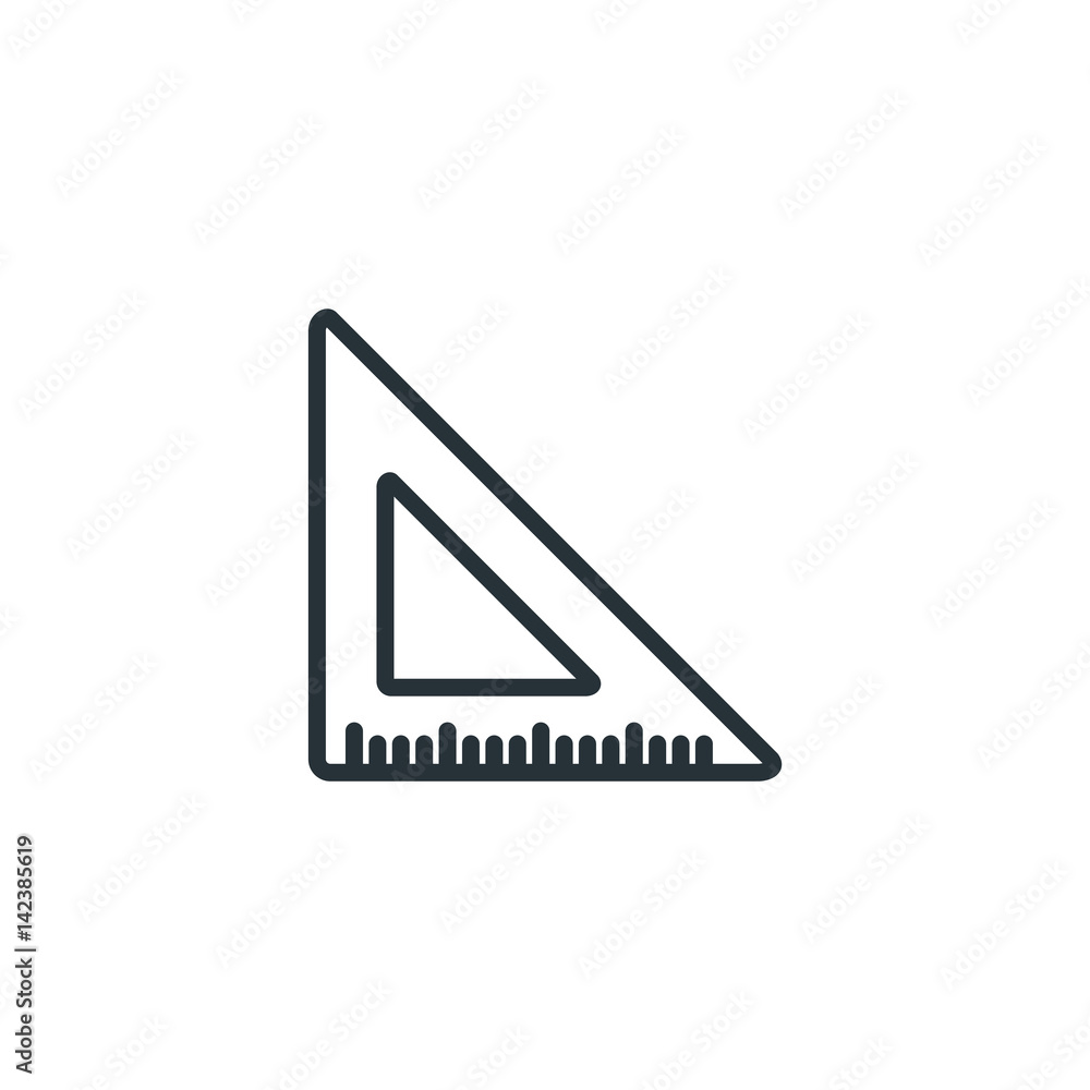 Ruler vector icon Ruler vector icon