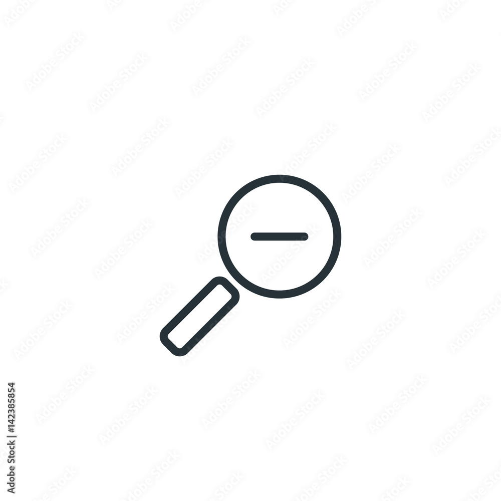 Zoom out vector icon Zoom out vector icon