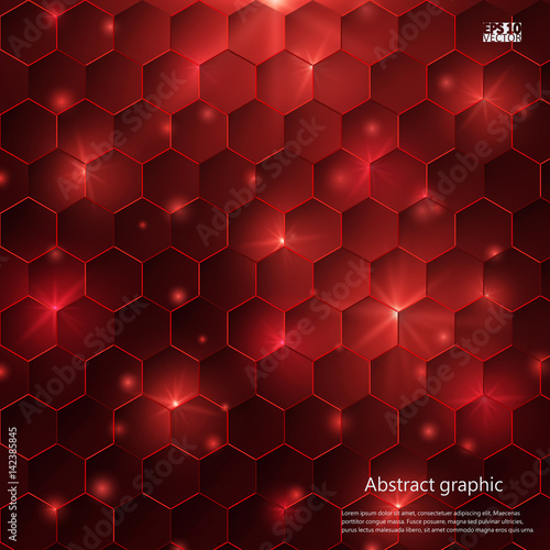 Graphic illustration with geometric pattern. Eps10 Vector illustration.