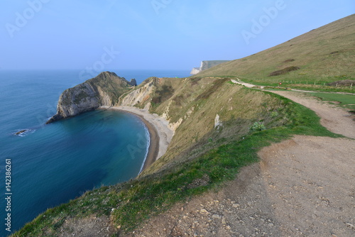 Beach and cliff areas near Durdle door in Dorset.   © paulbriden