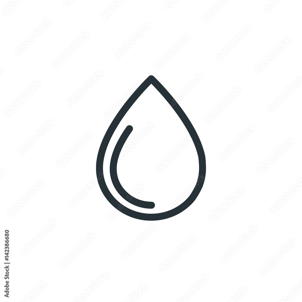 Drop vector icon