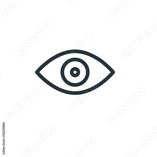 Eye vector icon