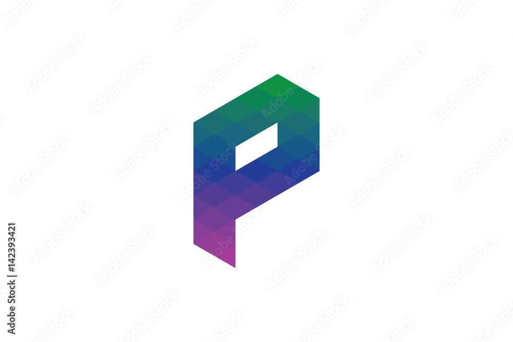 Media Creative Studio Letter P Logo Vector Media Creative Studio Letter P Logo Vector