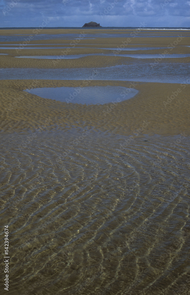 Obraz premium Sand bar Padstow Cornwall