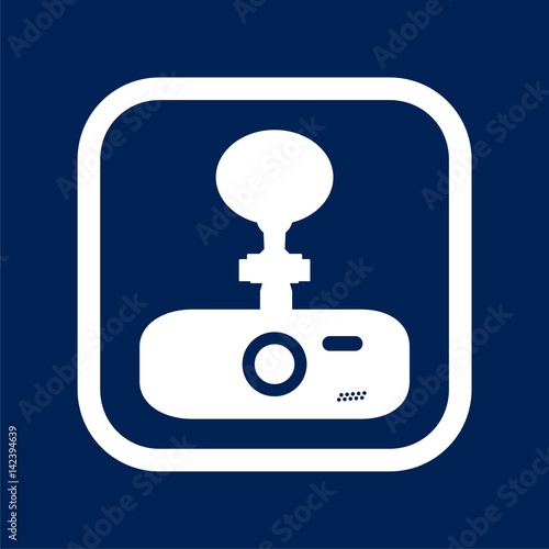 Camera vector illustration, Car digital video recorder 