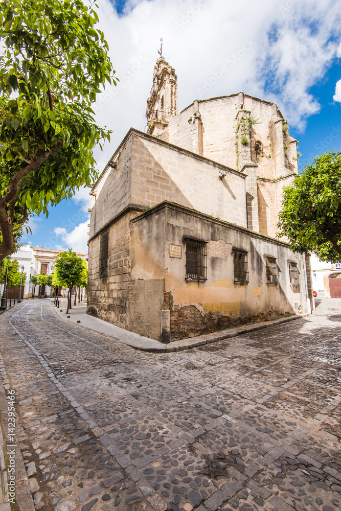 Streets and architecture in Jerez de la Frontera,Spain Streets and architecture in Jerez de la Frontera,Spain