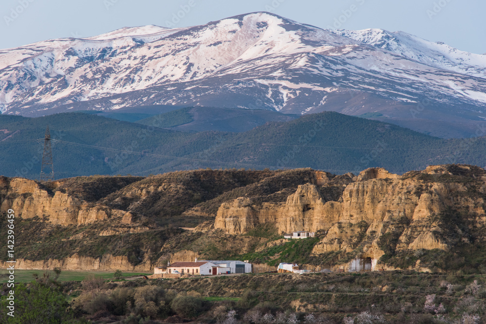 Rural landscape in Sierra Nevada,Spain