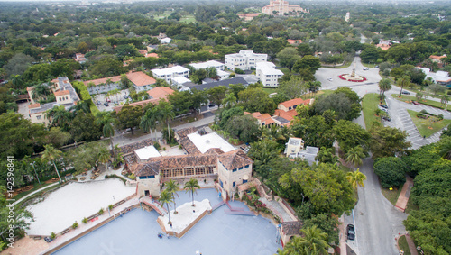 Coral Gables aerial view, Miami