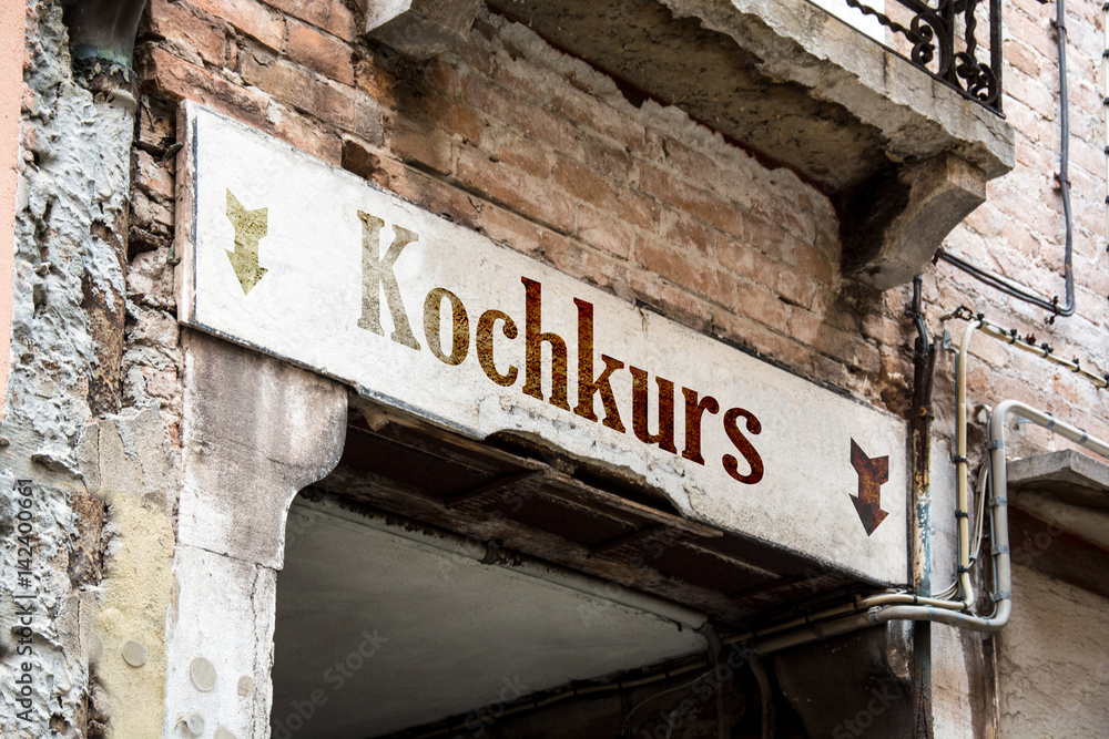 Schild 226 - Kochkurs