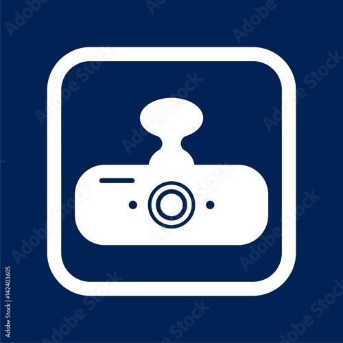 Car dvr simple icon