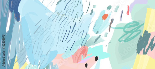 Abstract creative header. Modern artistic background. Contemporary graphic design. Vector. 