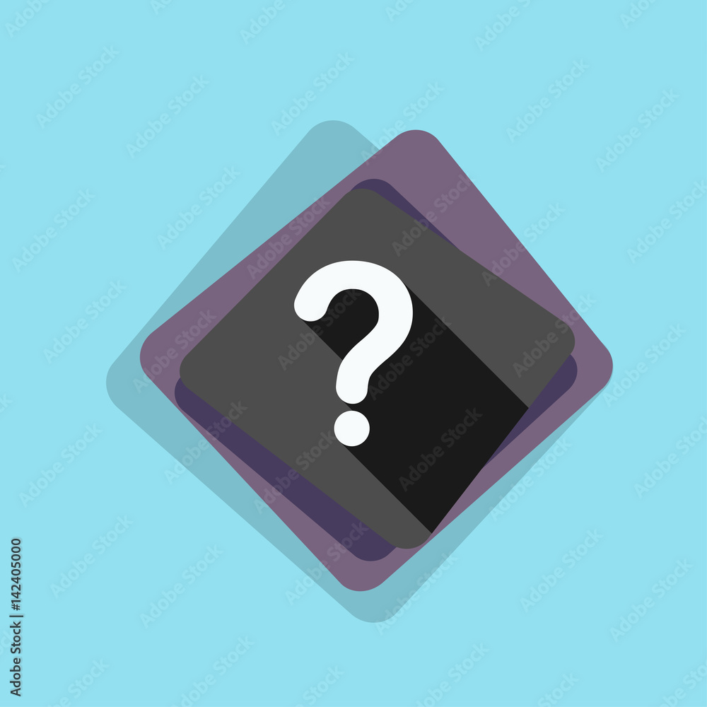 Help Question buton illustration Help Question buton illustration