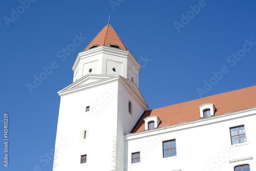 Canvas Print Old Castle in Bratislava on a Sunny Day