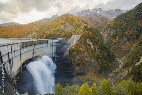 Kurobe Dam  Japan Alp  Japan japanese Northern Alps Reflection on Happoike Pond  Murodo Dam  Japan Alps  Nagano  Japan Hakuba Valley Happo-ike pond and Mt.Tateyama  Japan selective focus