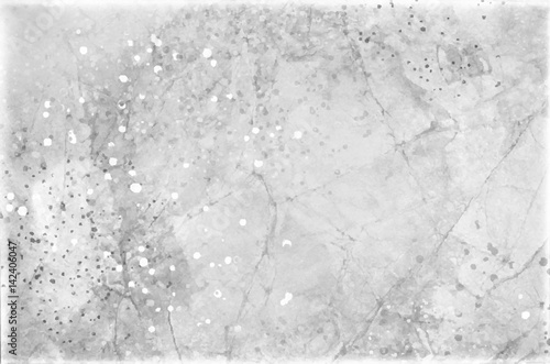 old white paper background vector with vintage grunge texture and gray and white paint spatter stains and wrinkled creases or cracks