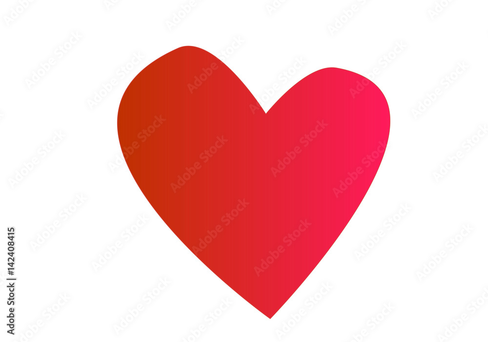 Heart Icon Vector. Love symbol. Valentine's Day sign