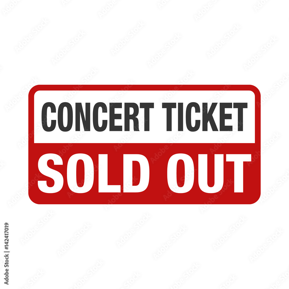 Sold Out design concept illustration