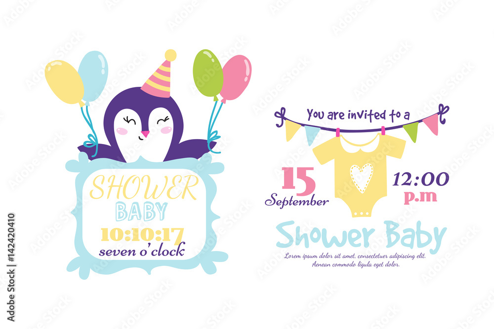 Baby shower badge happy mothers day insignias penguin sticker stamp icon frame and card design doodle vintage hand drawn element vector illustration. Baby shower badge happy mothers day insignias penguin sticker stamp icon frame and card design doodle vintage hand drawn element vector illustration.