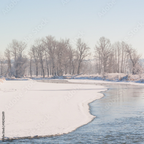 Wallpaper Mural Bow River Winter Torontodigital.ca