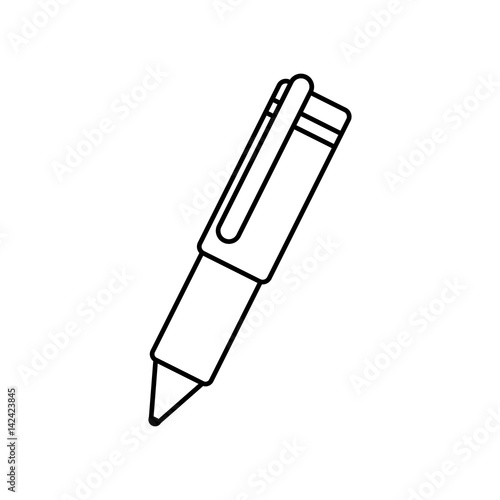 Pen ink isolated icon vector illustration graphic design