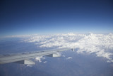 上空から眺めるエベレスト