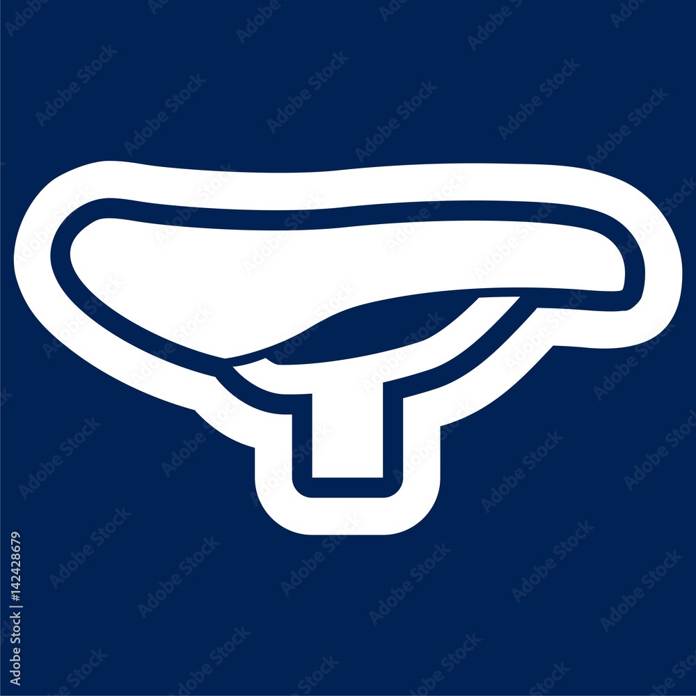 Bicycle Seat. Saddle icon - Illustration Bicycle Seat. Saddle icon - Illustration