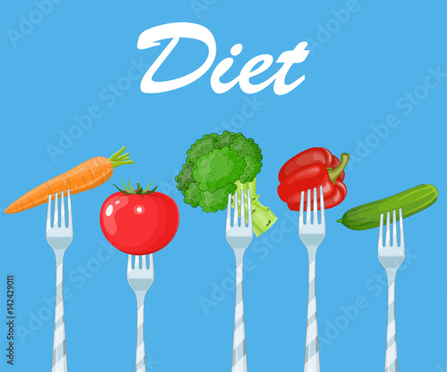 Healthy food. Diet concept,
