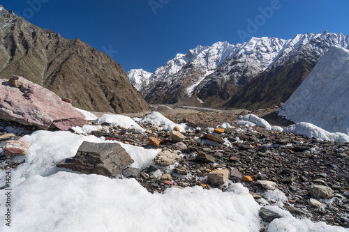 Mountain landscape along the way to K2 base camp, Pakistan